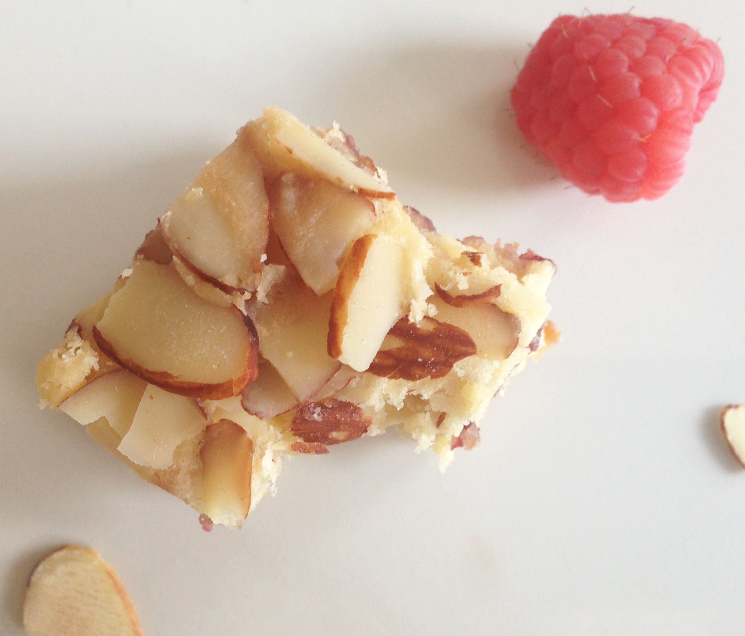 Raspberry White Chocolate Almond Bars