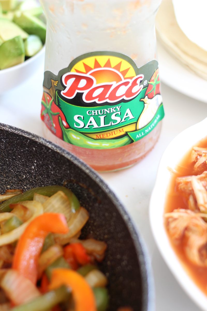 Salsa Chicken Fajitas