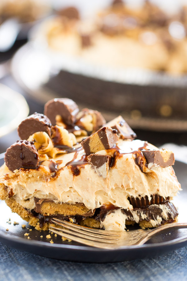 Reeses Cup No Bake Peanut Butter Pie Recipe Dan330 