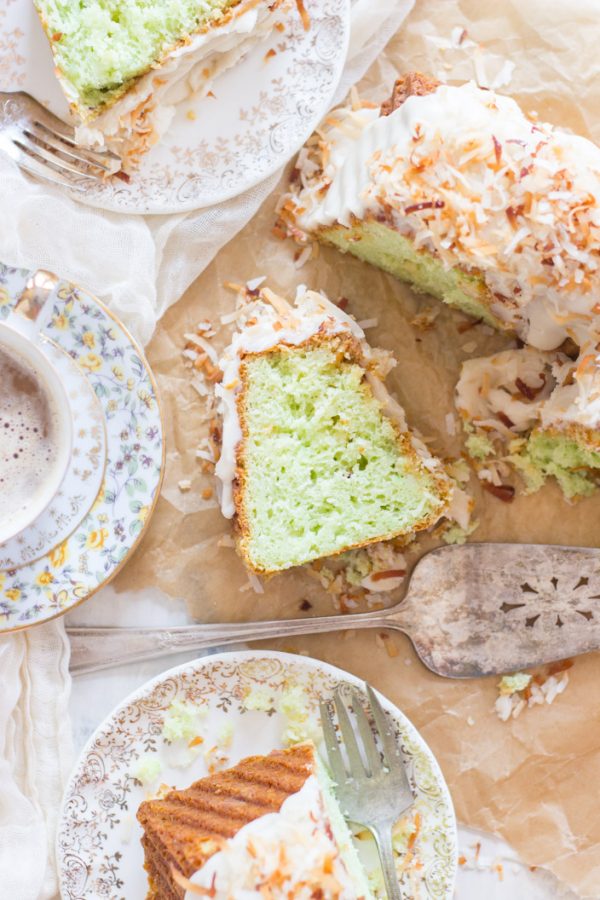 Coconut Pistachio Bundt Cake The Gold Lining Girl