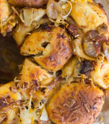 Sausage-Stuffed Savory Monkey Bread recipe image thegoldlininggirl.com 600x9001