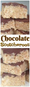 Mom's Chocolate Scotcheroos - The Gold Lining Girl