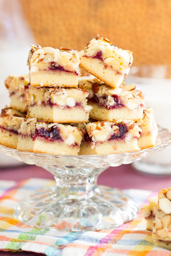 White Chocolate Raspberry Almond Bars (4)