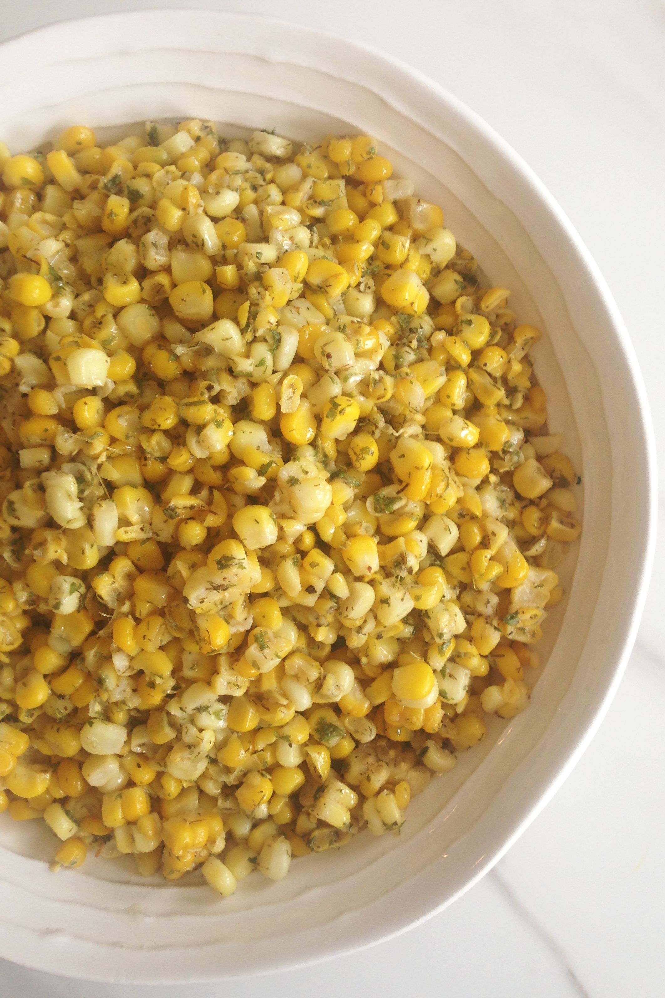 Buttery Herbed Corn