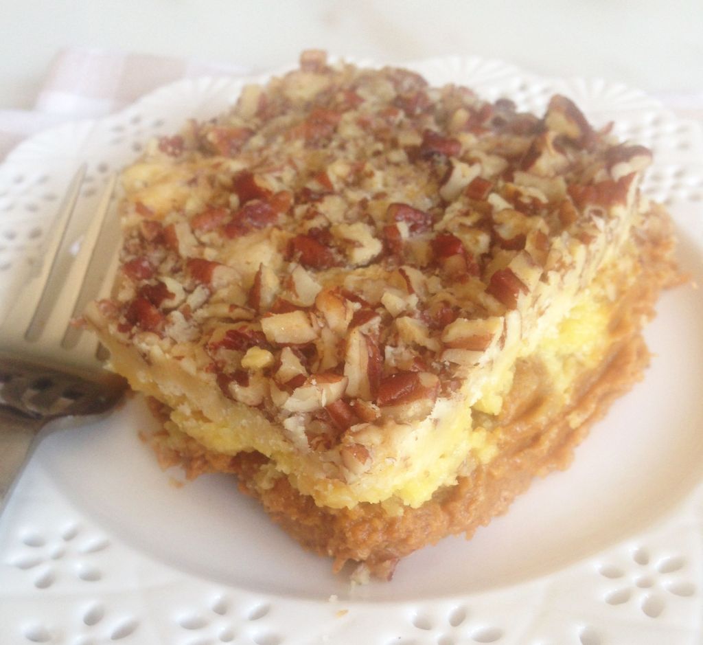 pumpkin upside down cake mix cake pecans streusel 1 (4)