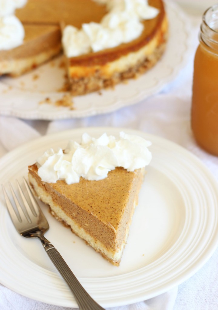 double layer pumpkin cheesecake spice with shortbread pecan crust 1 (10)