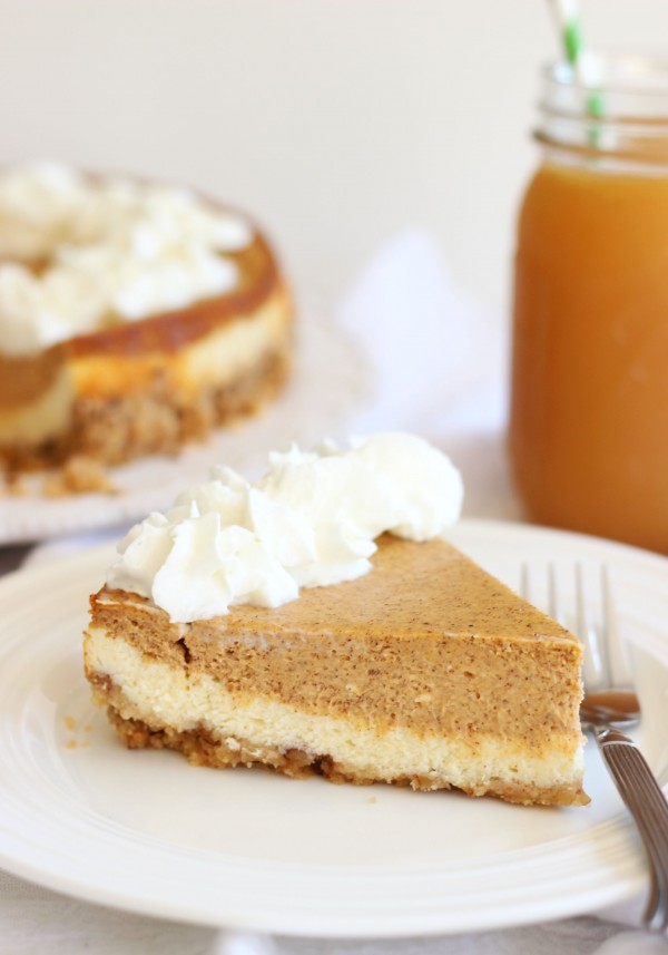 Double Layer Pumpkin Cheesecake