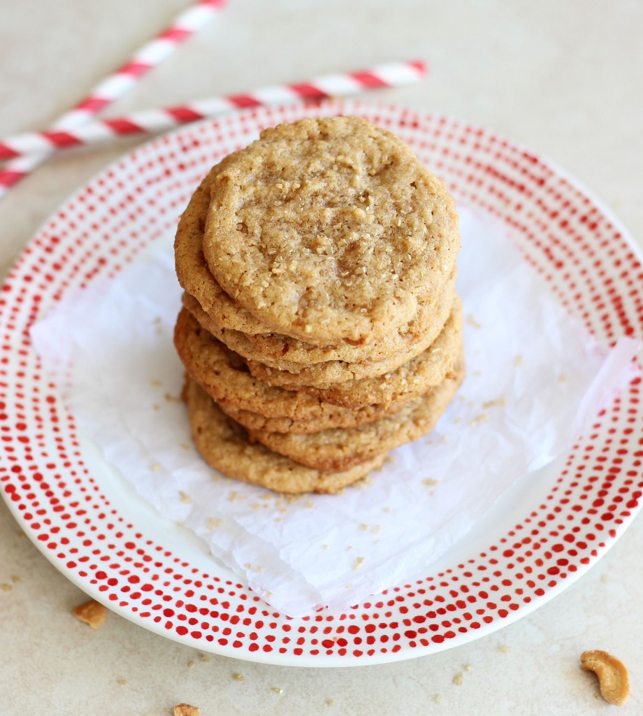 chewy cashew butter toffee cookies 3