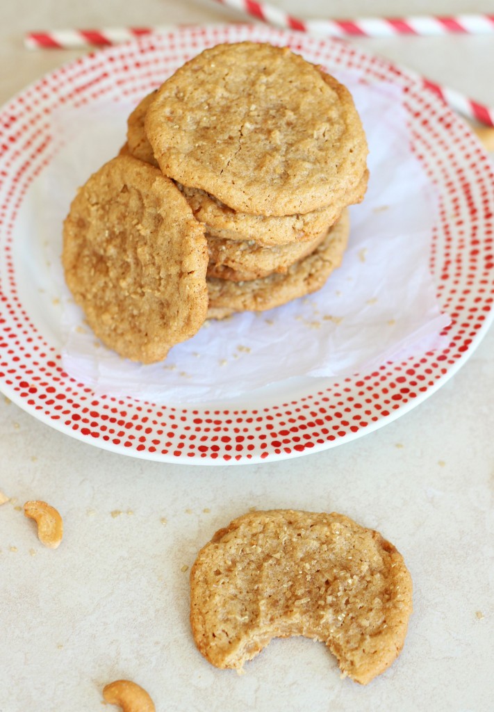chewy cashew butter toffee cookies 8