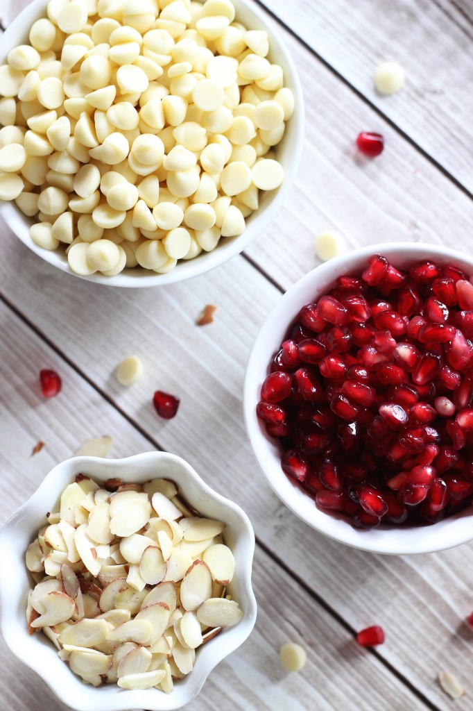 pomegranate seed white chocolate almond scones 3