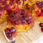 Cranberry Pumpkin Upside Down Cake