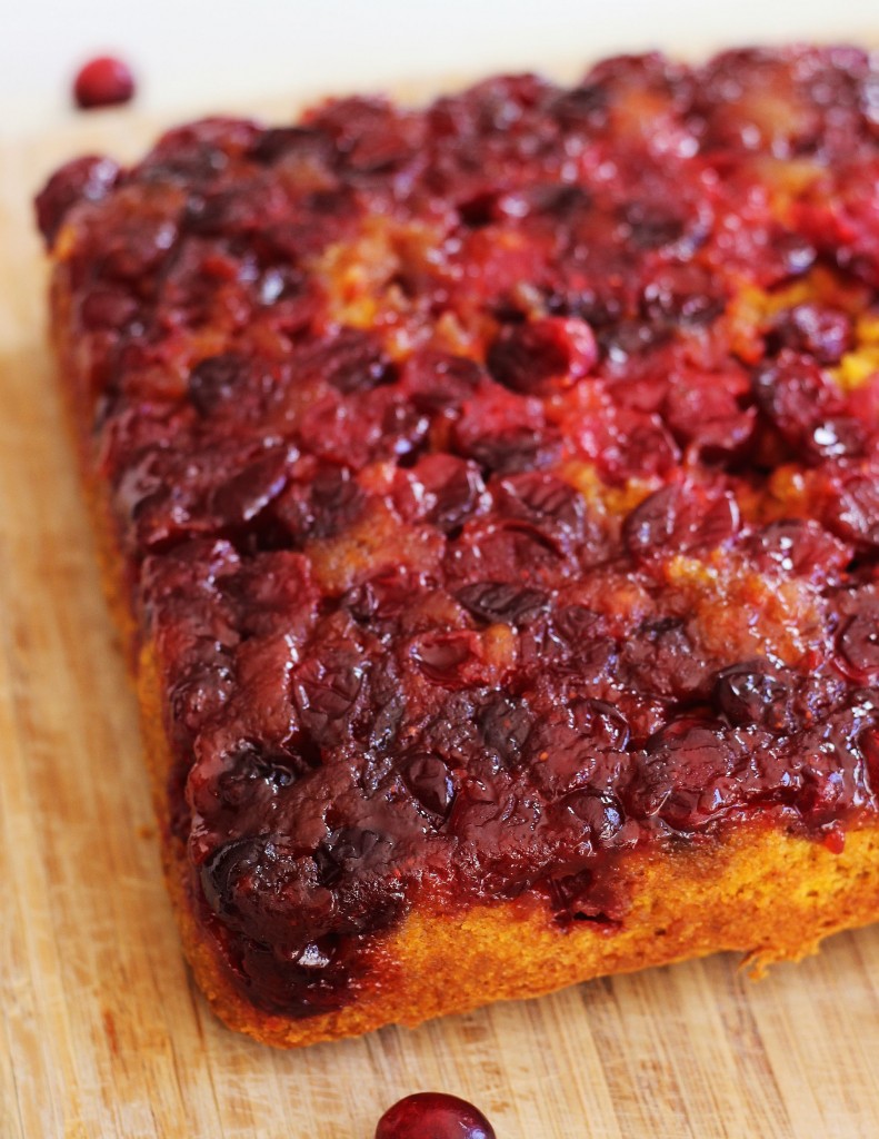 pumpkin cranberry upside down cake 5