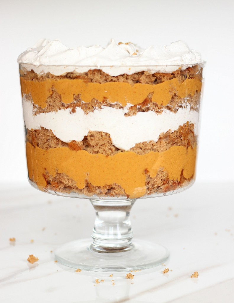 pumpkin spice cake butterscotch trifle 19