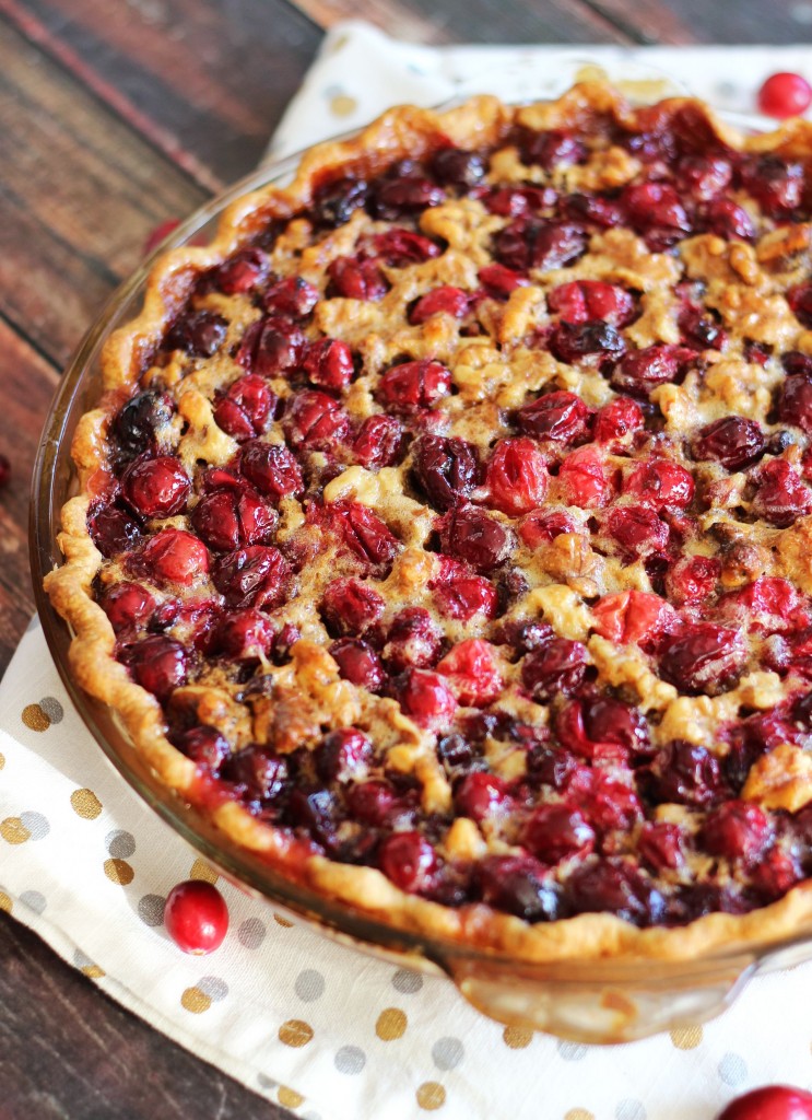 cranberry pomegranate walnut pie 2