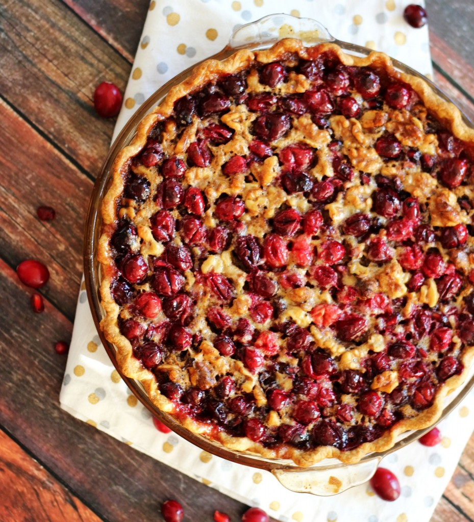 cranberry pomegranate walnut pie 7