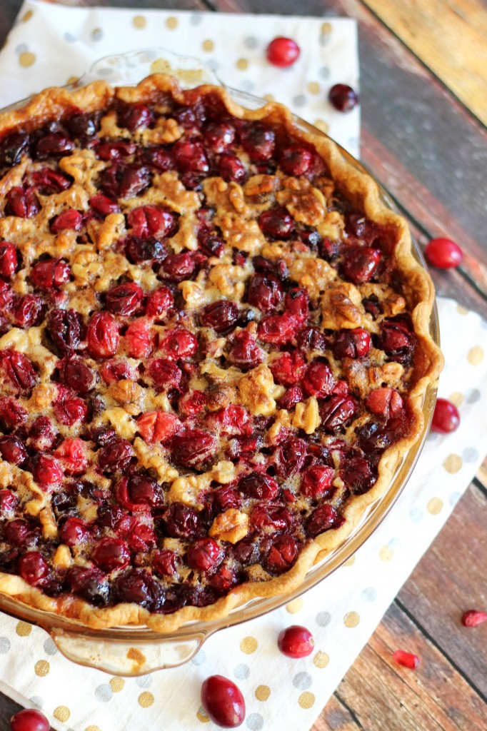 cranberry pomegranate walnut pie 8