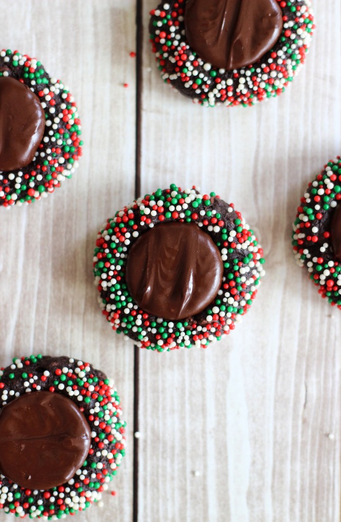 dark chocolate peppermint patty thumbprints 13