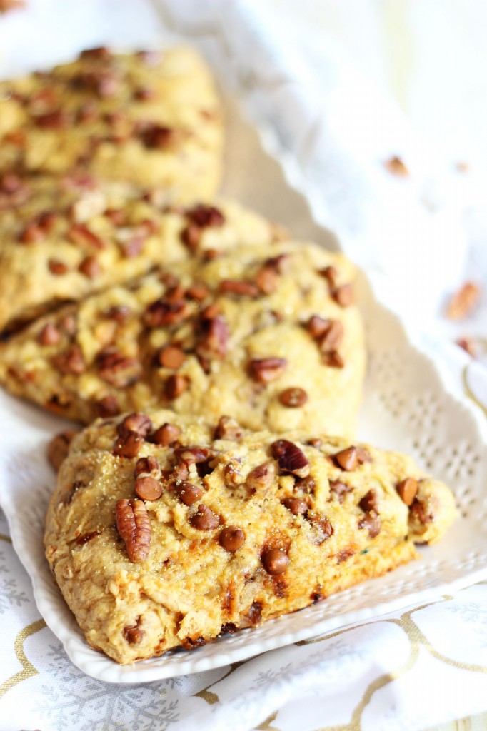 sweet potato pecan pie cinnamon chip scones 1