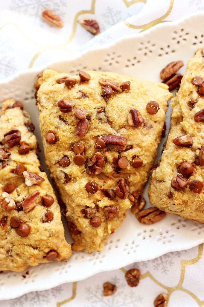 sweet potato pecan pie cinnamon chip scones 4