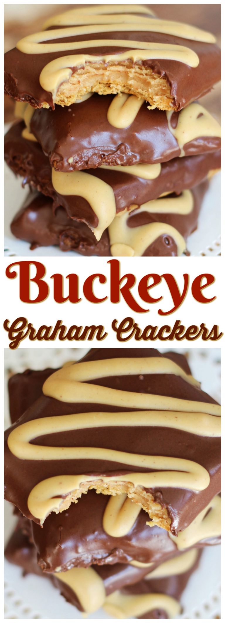 NoBake Buckeye Graham Crackers The Gold Lining Girl
