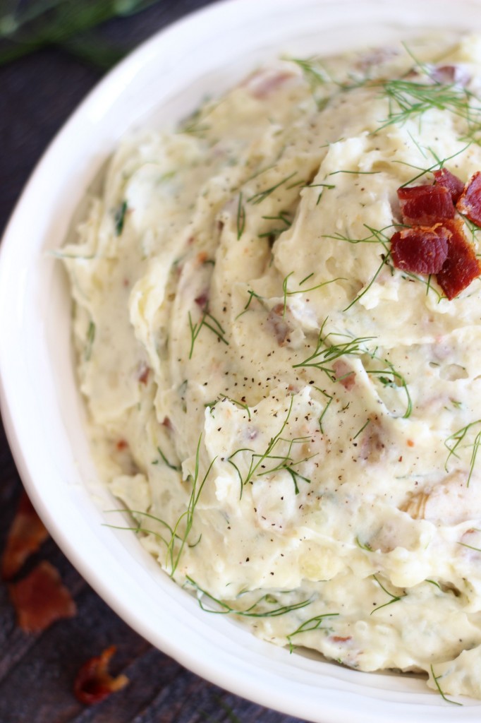 mashed potatoes with bacon dill sour cream and cream cheese 10