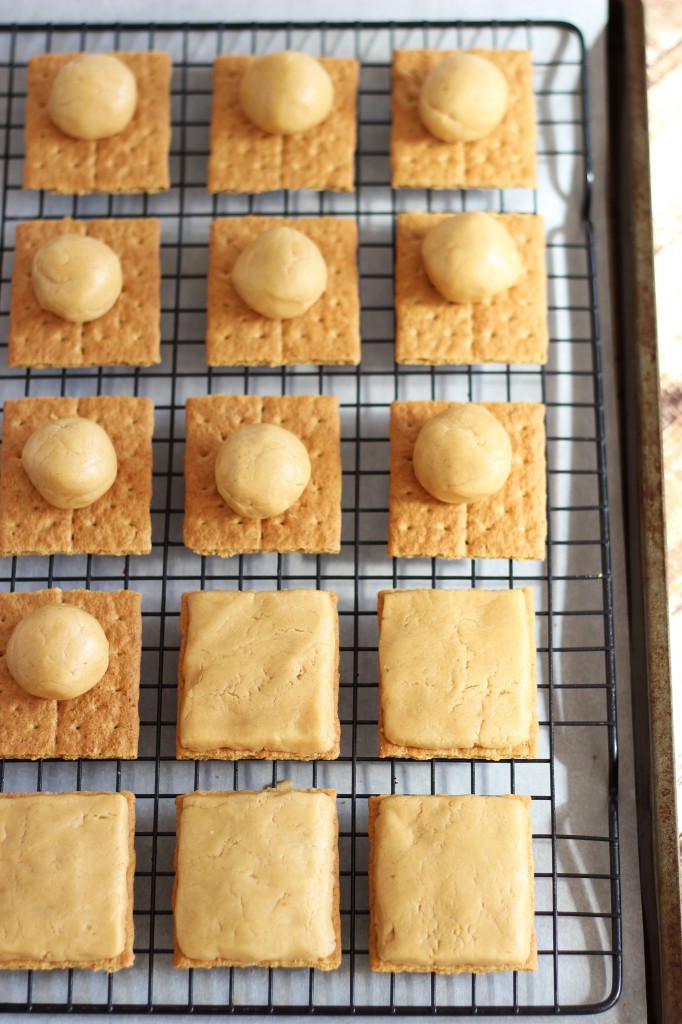 peanut butter buckeye graham crackers 4