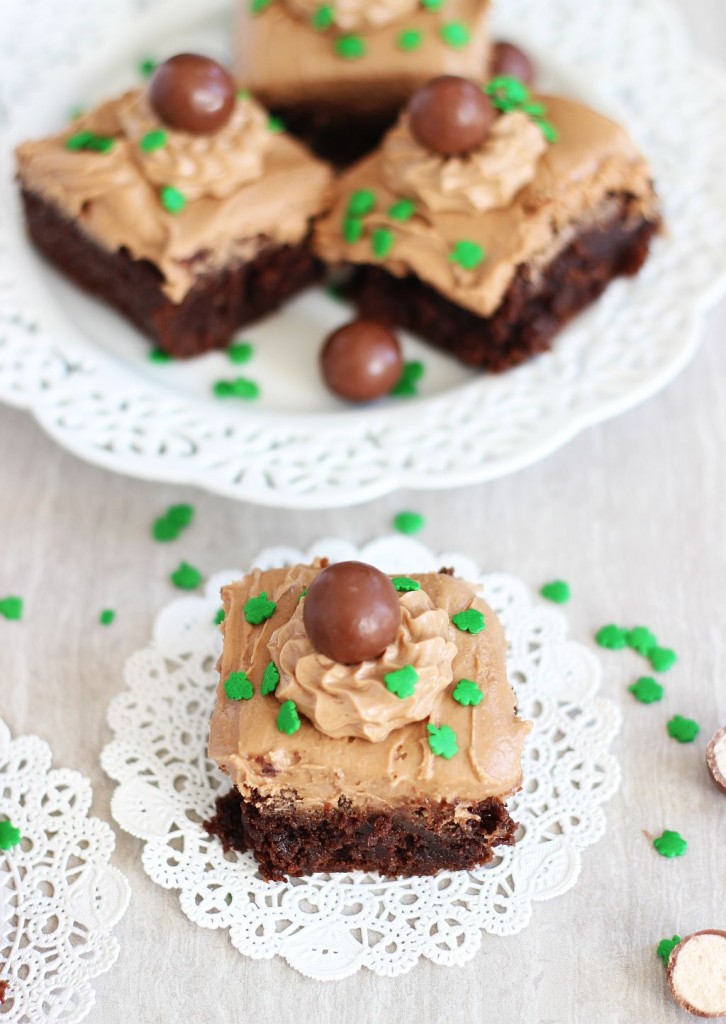 malted bailey's irish cream brownies 11