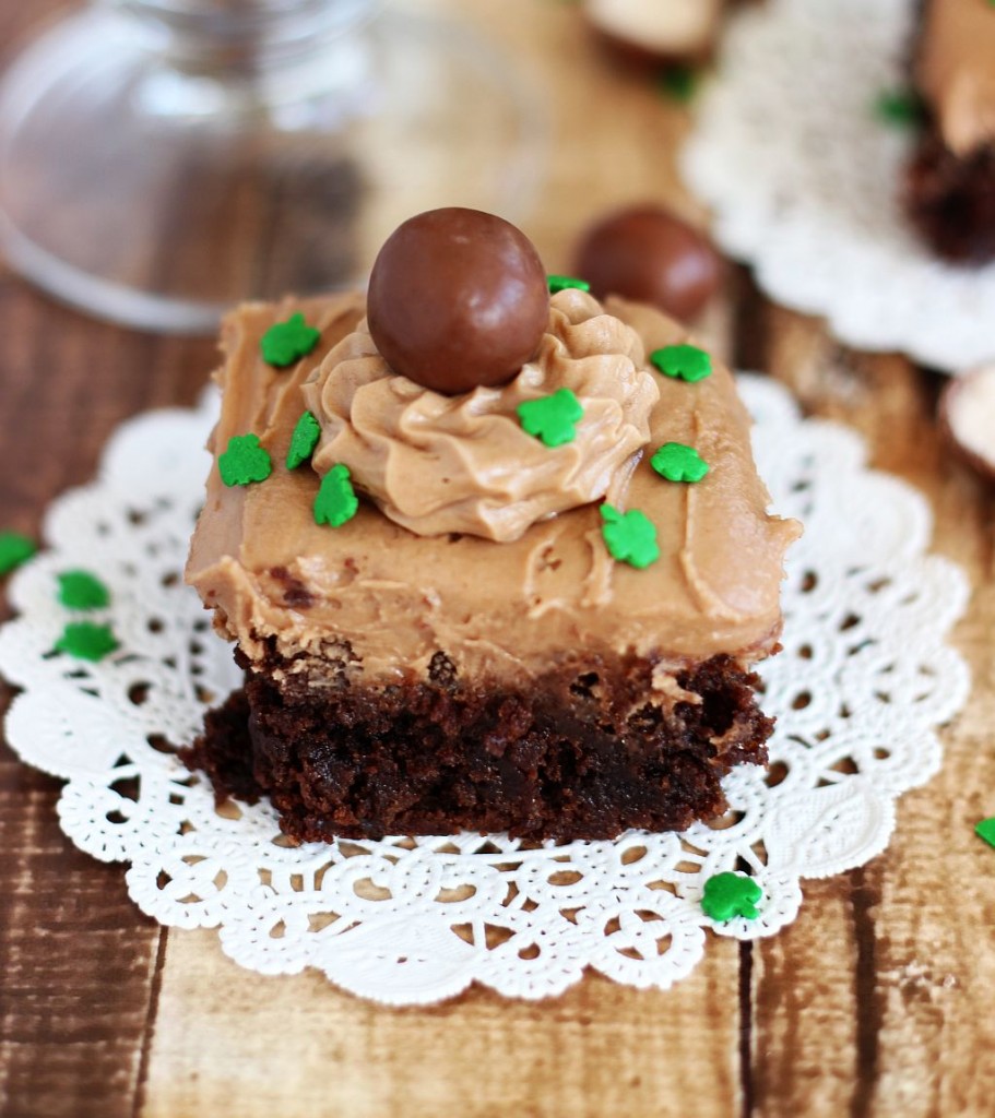 malted bailey's irish cream brownies 26