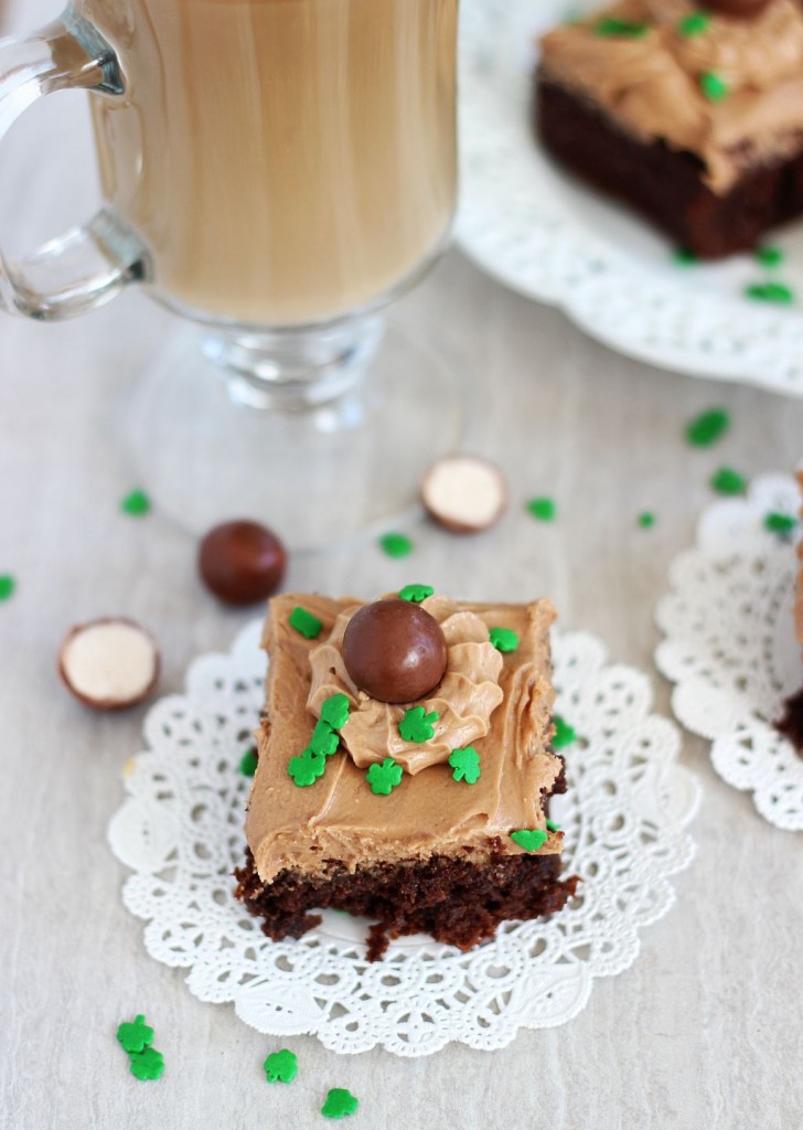 malted bailey's irish cream brownies 5