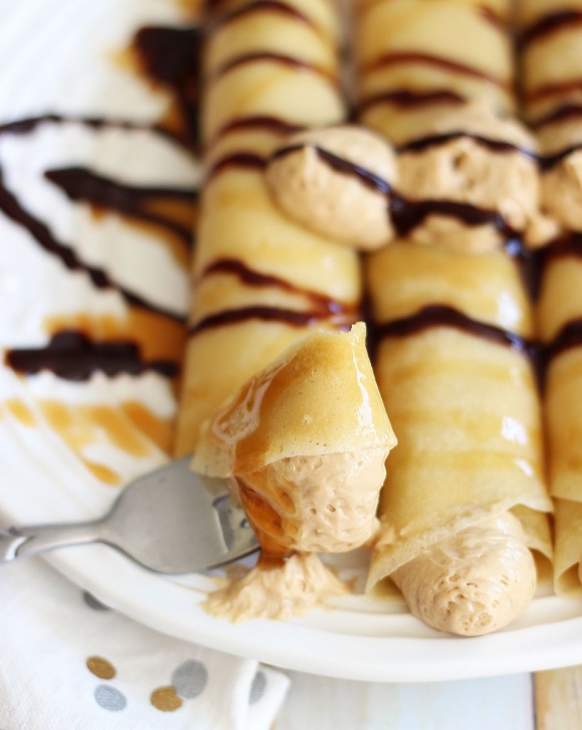 salted caramel crepes with biscoff cheesecake and caramel sauce 15