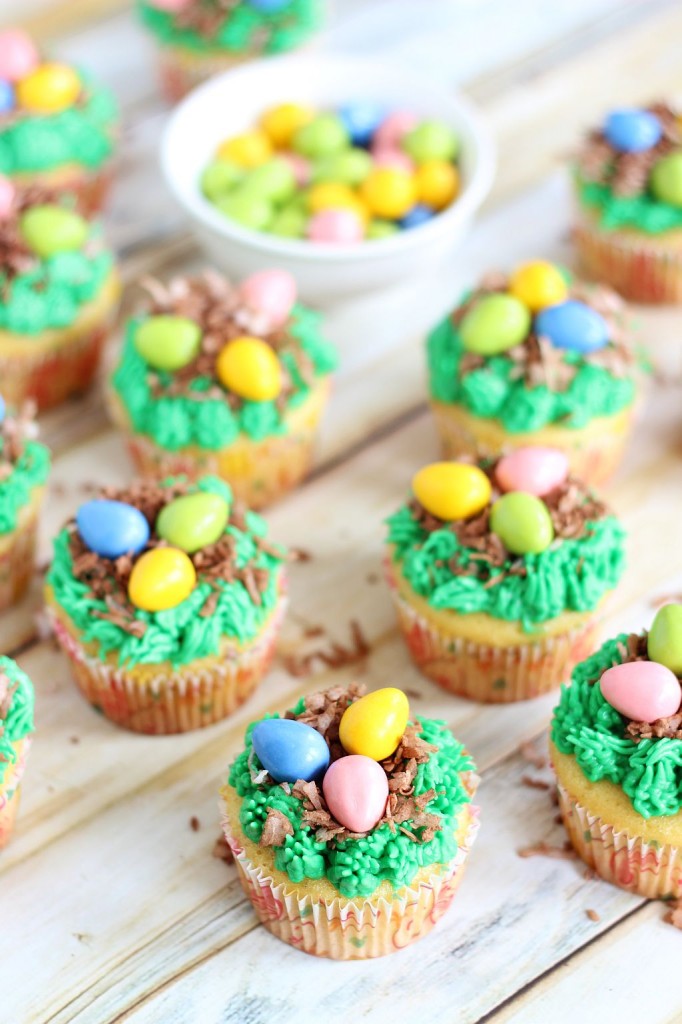 birds egg nest cupcakes 10