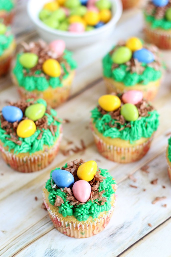 birds egg nest cupcakes 7