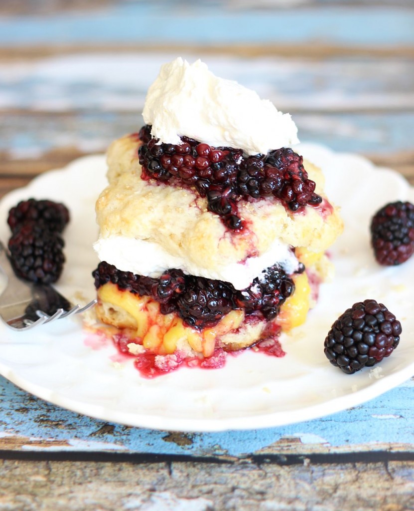 blackberry lemon curd shortcakes 24