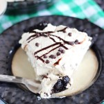 No-Bake Bailey’s Irish Cream Cheesecake with Coffee Whipped Topping