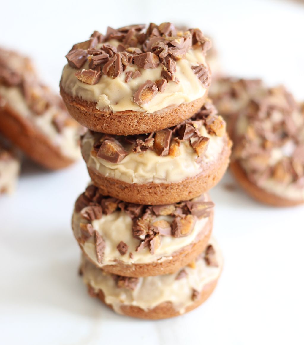 baked recipes donut Butter Glaze with Baked Donuts Chocolate Peanut