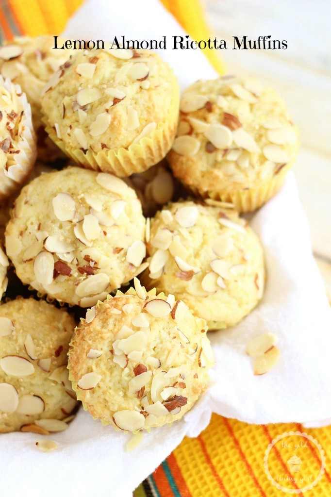 lemon almond ricotta muffins 9 pin