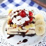 Banana Split Ice Cream Dessert
