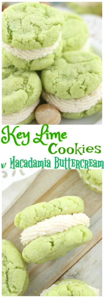 Key Lime Whoopie Pies with Macadamia Buttercream pin