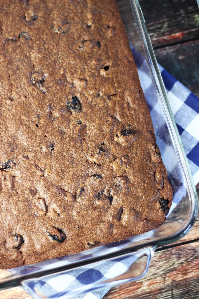 cherry bourbon brown butter brownies with brown sugar bourbon frosting 3