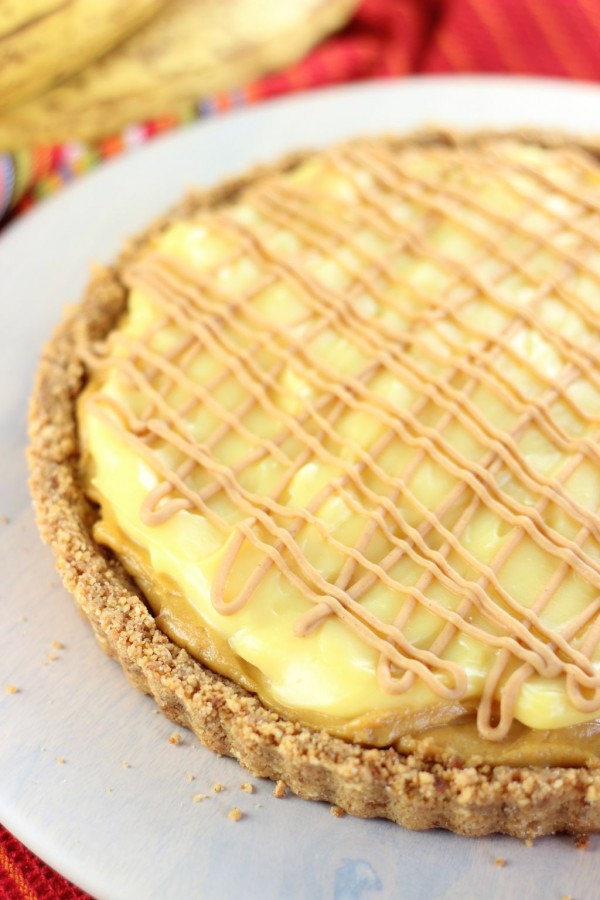 Peanut Butter Banana Pudding Tart