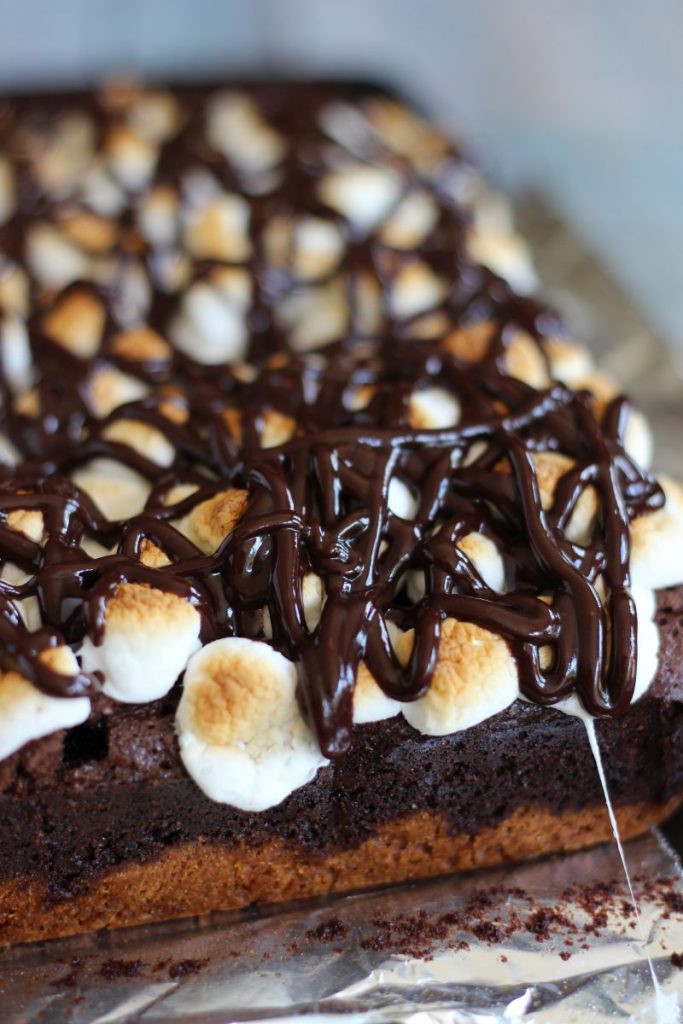 ultimate fudgy s'mores brownies 3