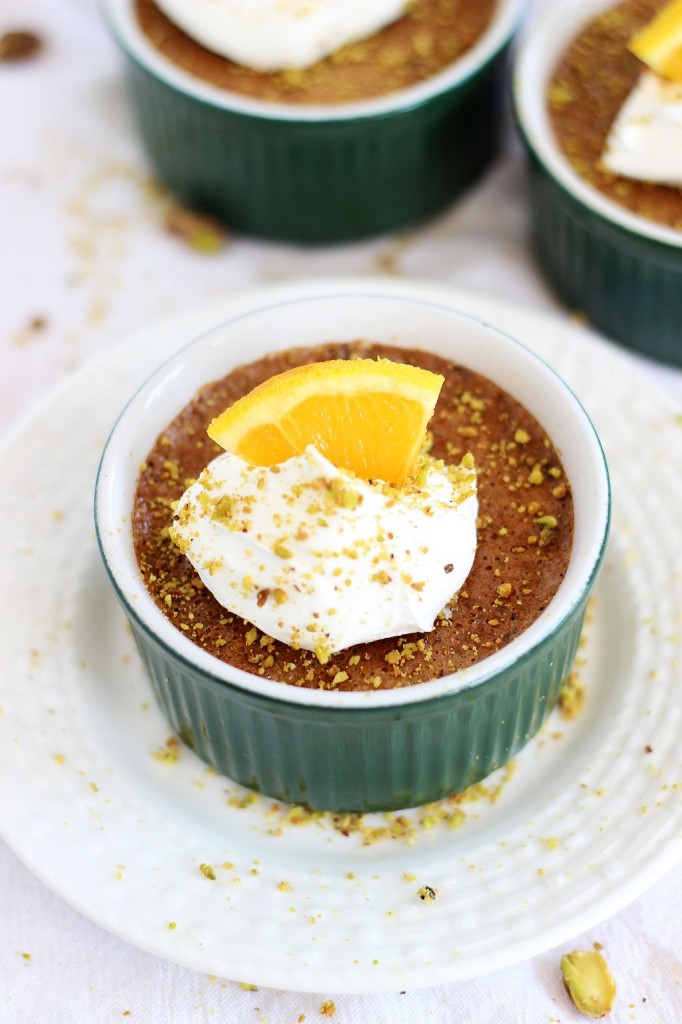 chocolate orange pistachio pots de creme 11