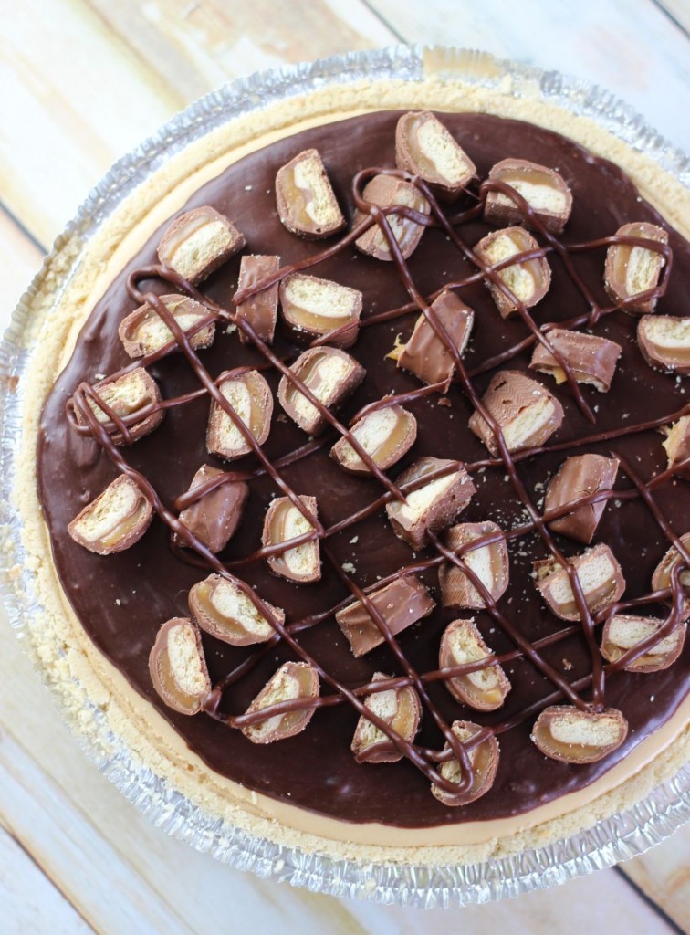 No Bake Twix Pie