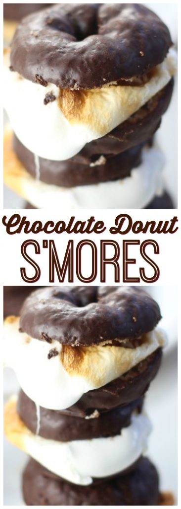 Chocolate Donut S'mores pin