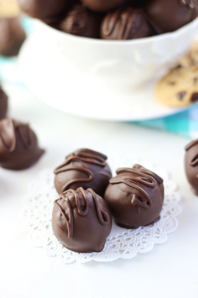 chocolate chip cookie dough truffles 3