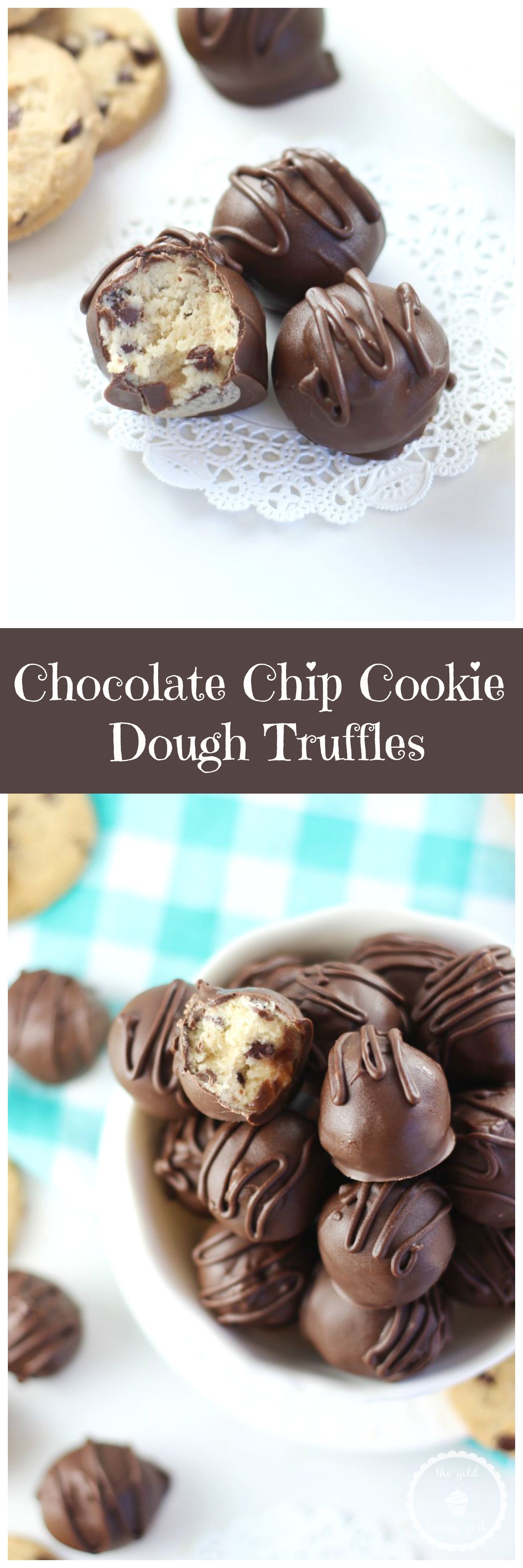 Chocolate Chip Cookie Dough Truffles