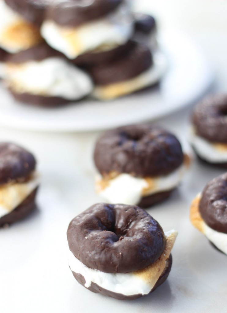 chocolate donut s'mores 11
