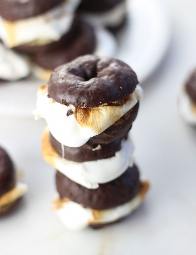 chocolate donut s'mores 12