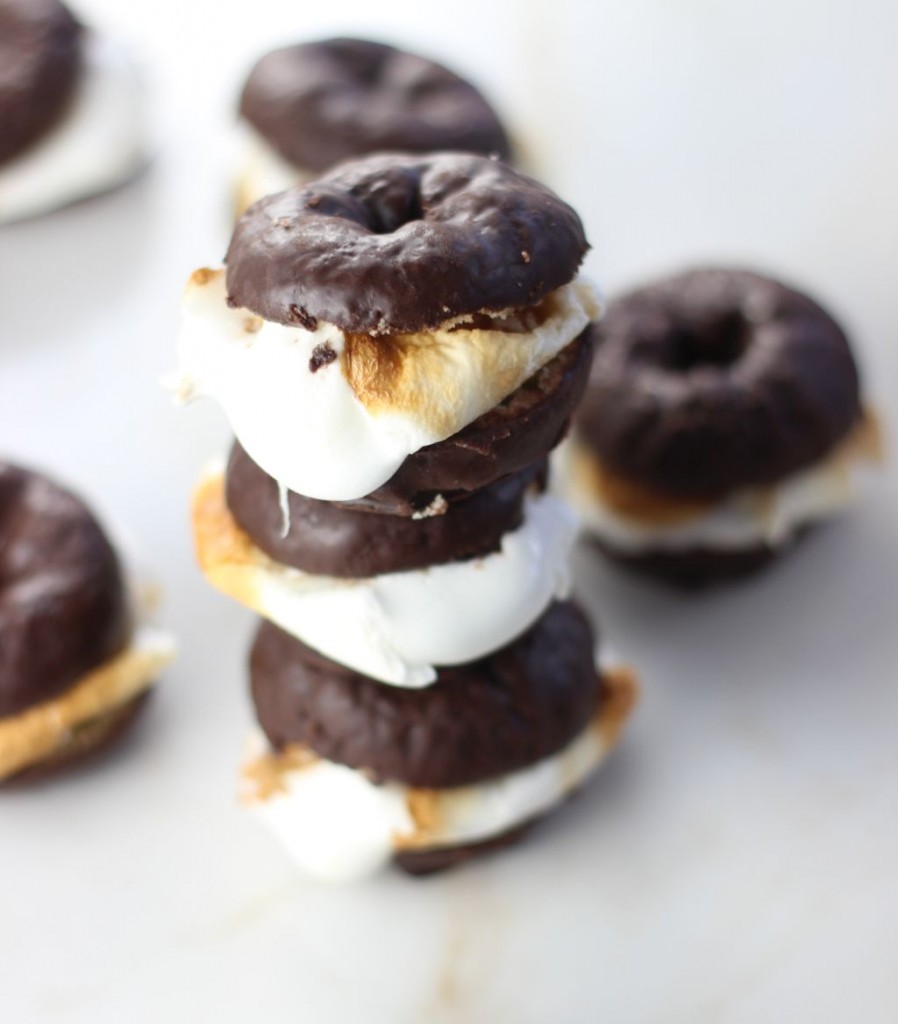 chocolate donut s'mores 18