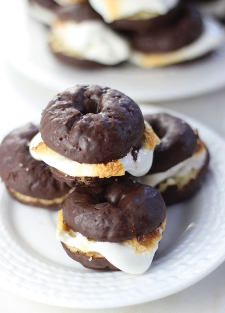 chocolate donut s'mores 2